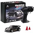 1/64 Scale Drift RC Car,Mini RC Sportscar 2.4Ghz Mini Racing Drift Racing Remote Contrl Car Model Toys Hobby Gift for Adults and Kid(Black)