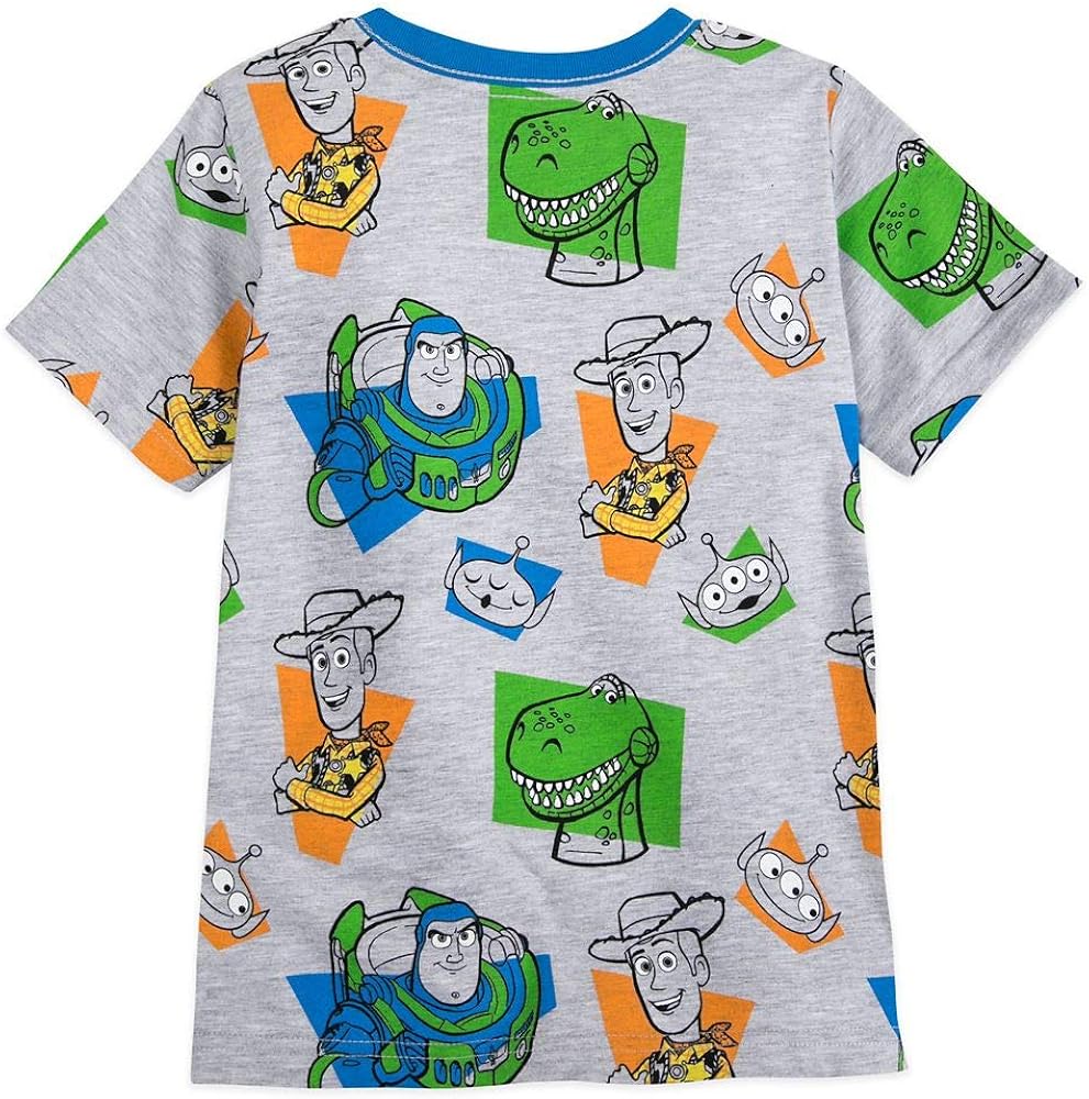 Disney Pixar Toy Story Ringer T-Shirt for Boys: Clothing