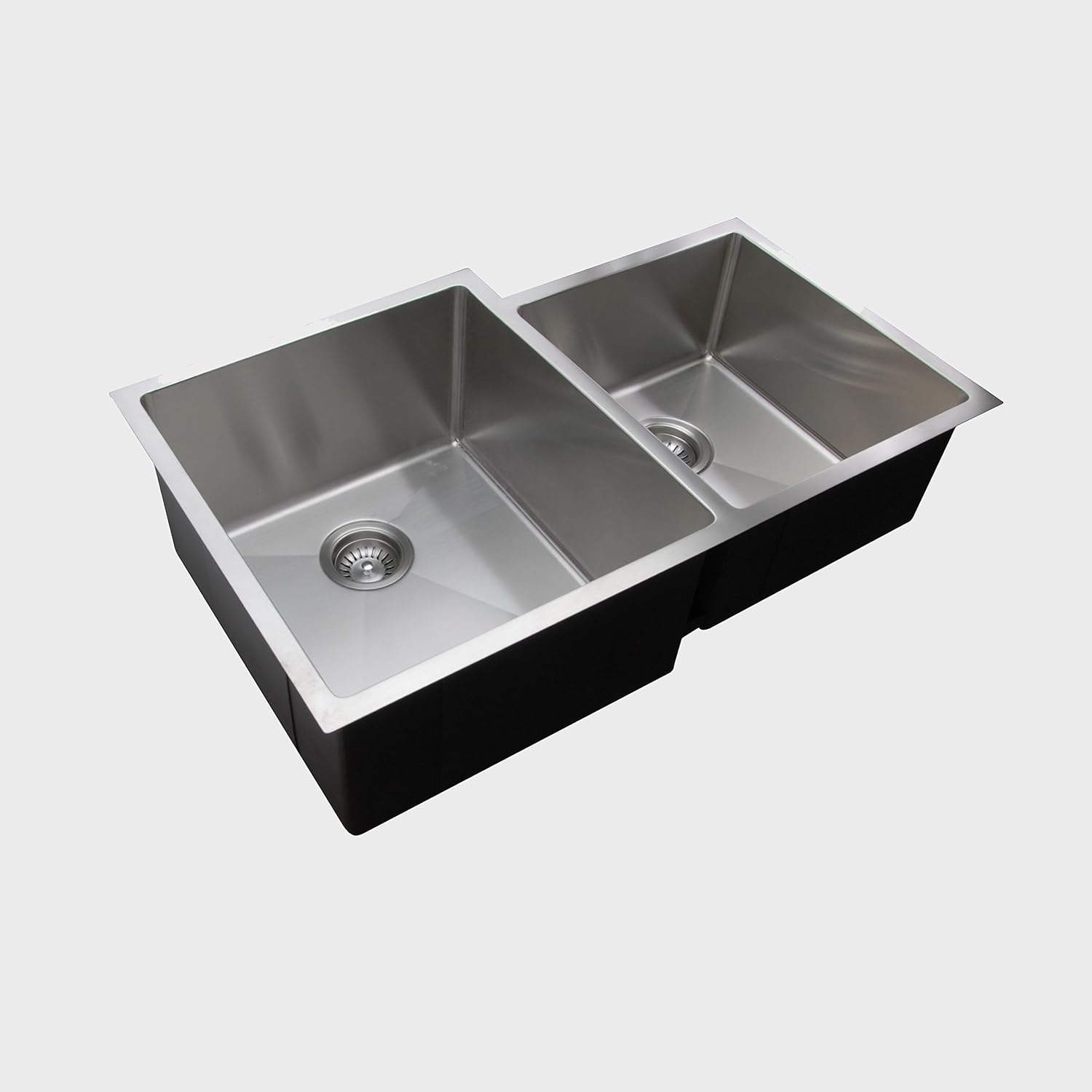 Ukinox Rs420 60 40 10l Modern Undermount Double Bowl Stainless