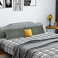 AuTmtes Brushed Body Pillowcases Queen Standard Set