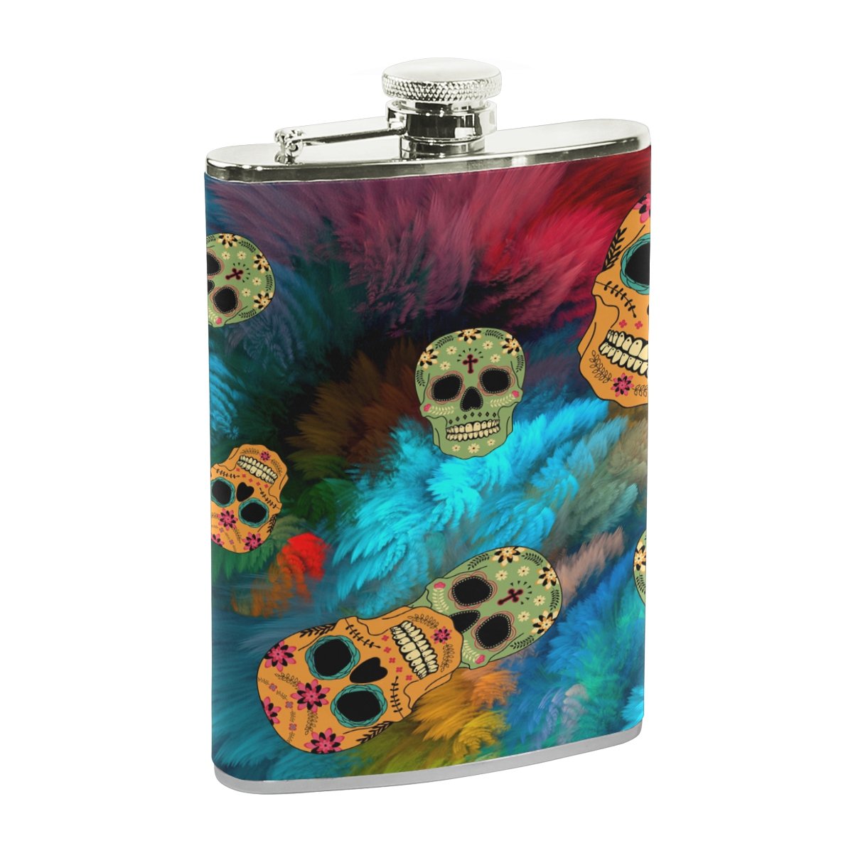 海外正規品 ブラックスチールポケットボトルセットjoyスカルヒップフラスコレザー男性女性wrapped Liquor Shot Drinking 15 6cm 9 6cm H L Fennen 10 Select Color 3 B07f7gr3r3 数量限定 Hrm Partners Com