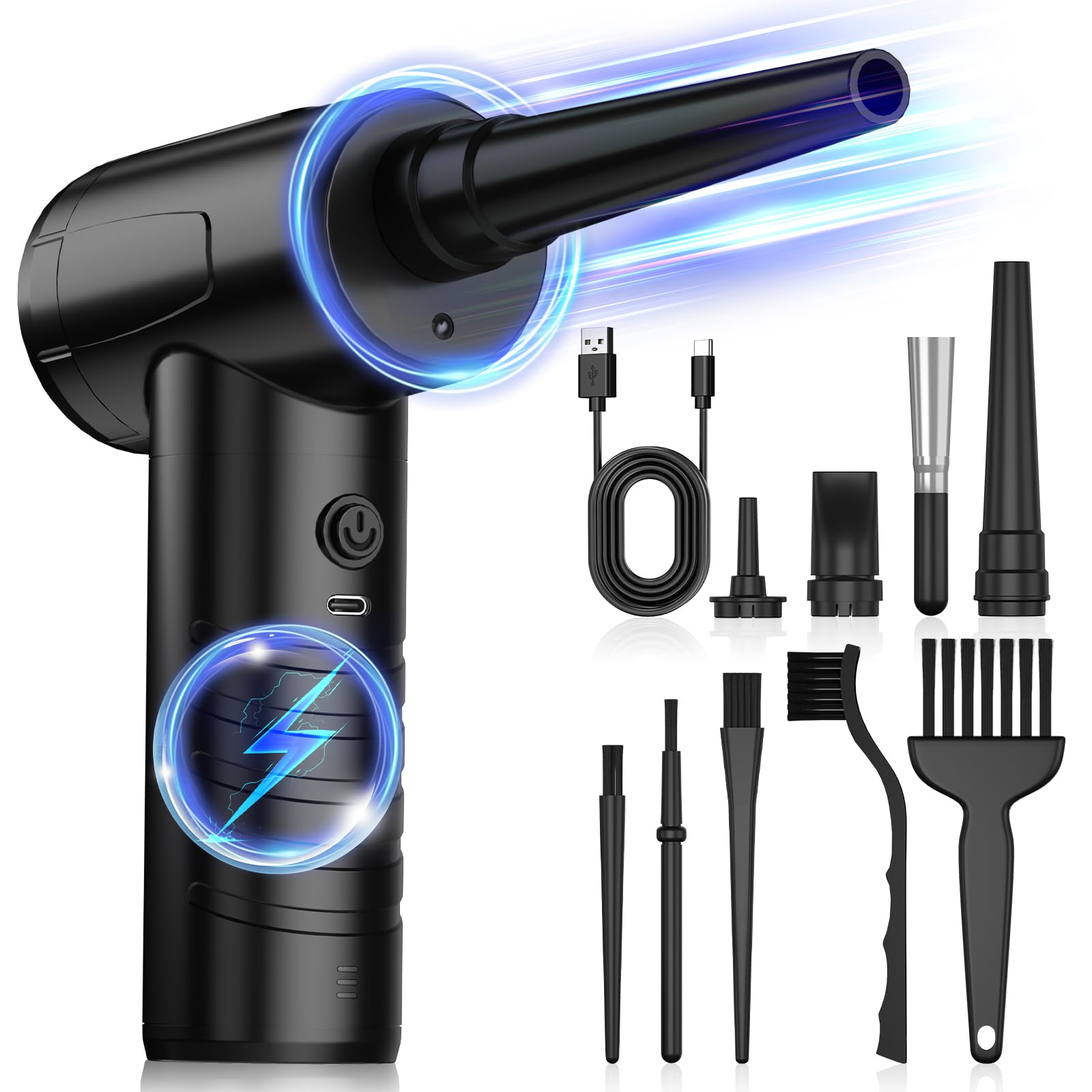 Mua Compressed Air Duster Keyboard Cleaner for Office 3 Gear Adjustable ...