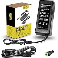 12V 5A Power Supply for LED Strip Lights, 60W Power Adapter, 120V AC to 12V DC Transformer(1 set)