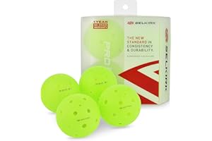 Selkirk Pro S1 Ball | Crack-Resistant | 38 Hole Outdoor Pickleball Balls | USAPA Approved Pickle Ball for Tournament Play | A