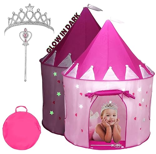 Amazon Kiddey Princess Castle Play Tent Portable Pink Princess