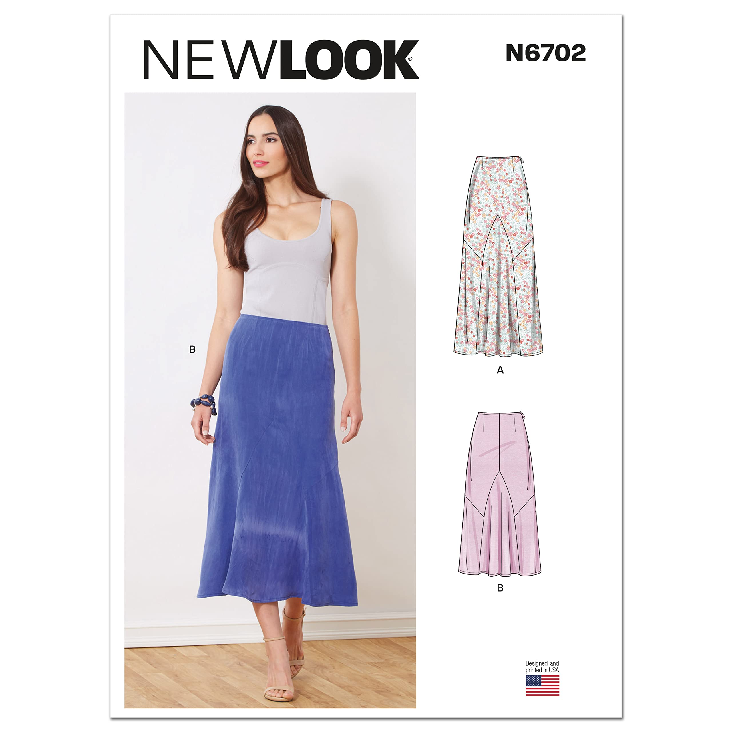 New Look Sewing Pattern N6702 Misses' Skirts