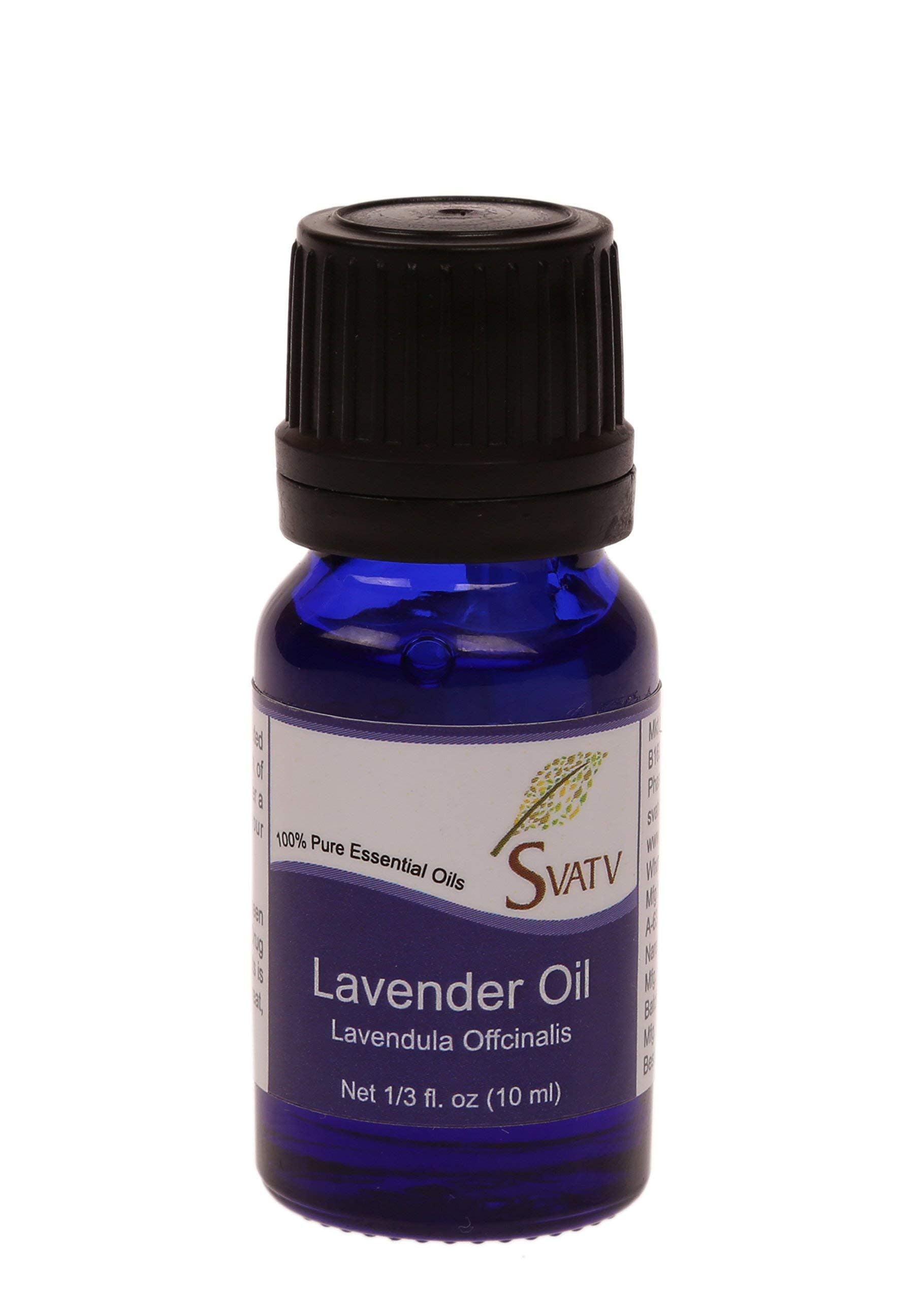 SVATV Lavender Essential Oil for Yoga Massage & Therapeutic Grade, Room Fragrance Oil for Diffuser, Aromatherapy Oils, DIY Personal Care - 10ml