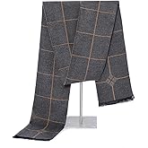 Mens Scarves Winter Warm Fashion Formal Classic Long Soft Scarf for Men Holiday Gift