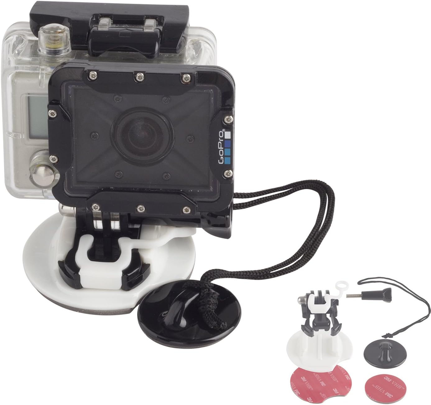 Gorilla Gear Tech Action Camera Board/Watersports Attachment Kit - 2 Year Warranty