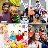 URAQT Face Paint Crayons Kit 8 Colors Non-Toxic Safe For Kids Adults view 7