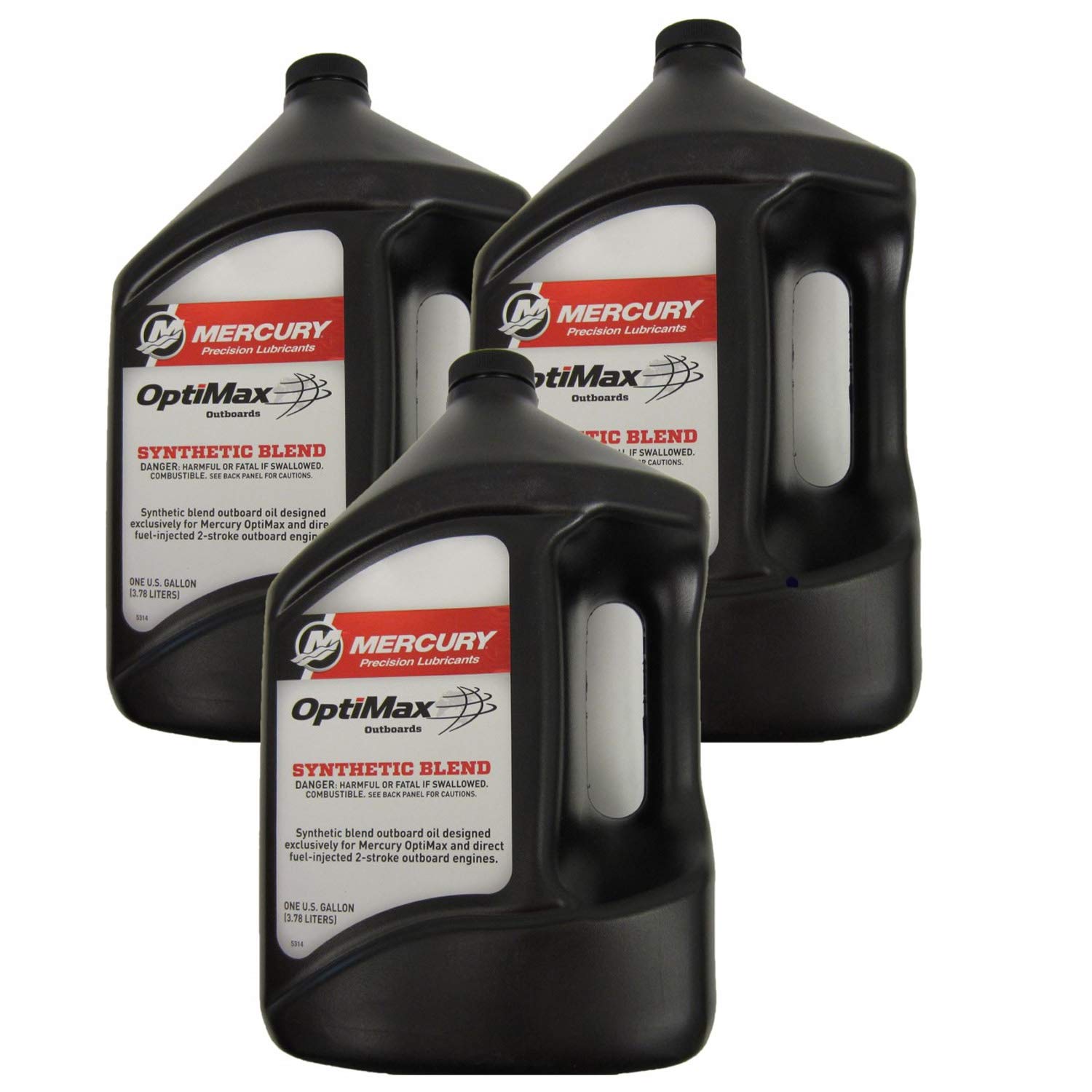 Amazon.com: Mercury 2-Stroke Outboard Oil Optimax Case (3) Gallons: Sports  & Outdoors