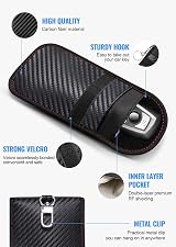 lanpard Faraday Pouch 2 Pack Car Key Signal Blocker RFID Protection view 6