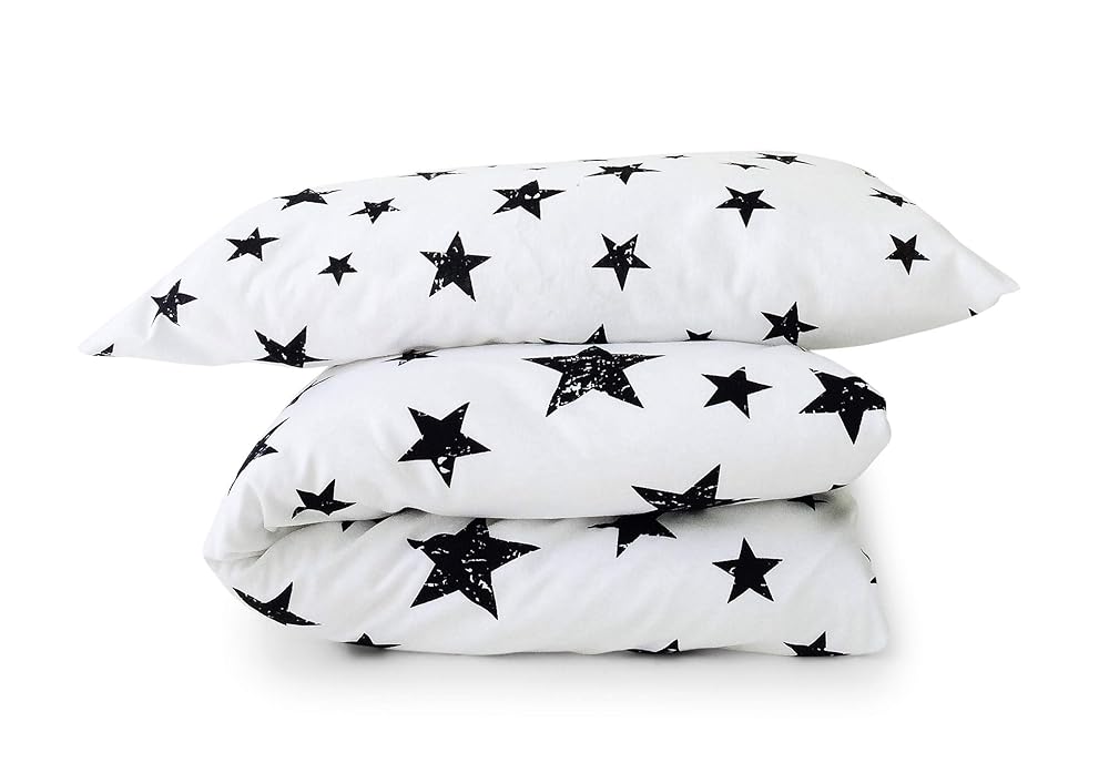 monochrome cot bed duvet cover