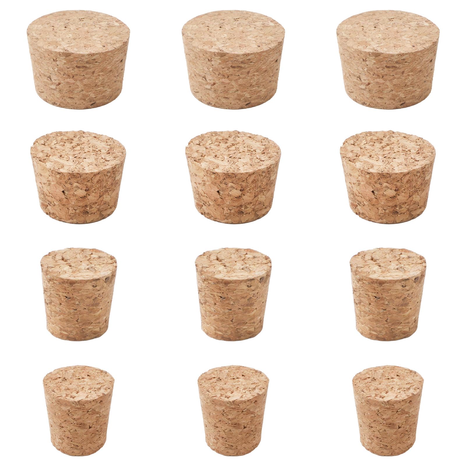 INCREWAY 27pcs Mixed Size Conical Wine Bottle Stopper Set, Tapered Cork Stoppers And Cork Ball, Natural Soft Wood Plugs for Wine Bottle Glass Bottle Jar — image 1