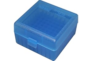 MTM 100 Round Rifle Ammo Box 17, 204, 223, 5.56x45, 6x47