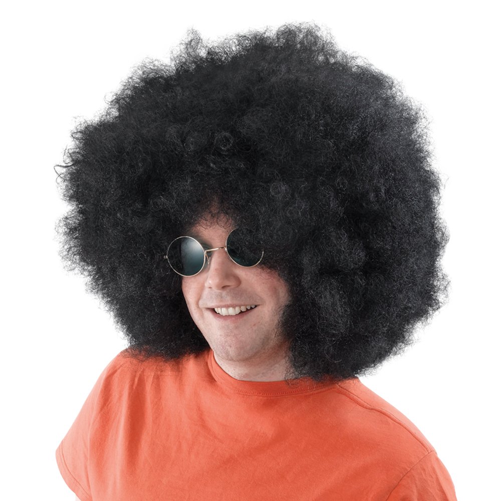 Bristol Novelty BW662 Mega Afro Wig, Black, One Size Bristol Novelty Amazon.co.uk Toys & Games