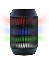 Aduro Amplify LED Bluetooth Wireless Speaker - Color Changing Rave Light Show Party Speaker (BrightSound Mini)