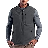 SCOTTeVEST Fireside Fleece Vest for Men - 15 Hidden Pockets - Warm Wrinkle Resistant for Travel & More