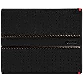 Fossil Men's Leather Bifold Wallet with Flip ID Window for Men