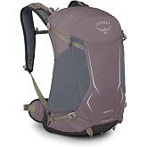 Osprey Hikelite 26L Hiking Backpack, Purple OS | daypack, travel daypack, camping pack, rain cover, wet weather carry, Purple color, OS size