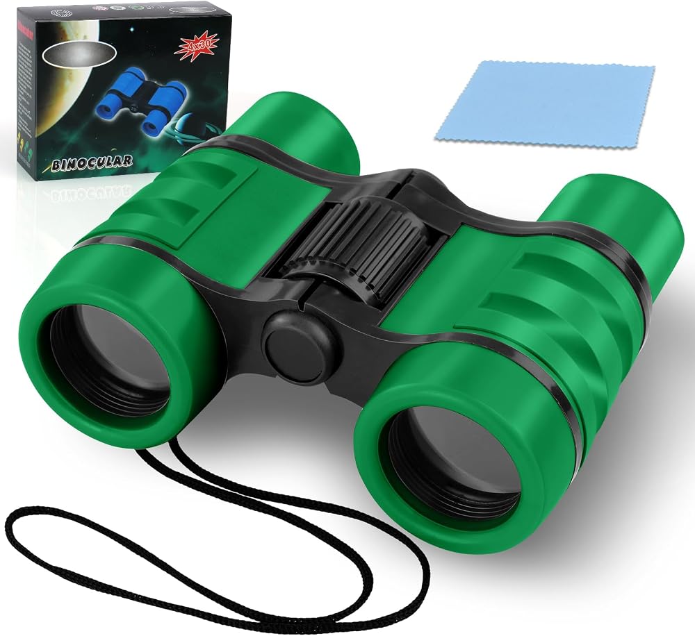 OSDUE Kids Telescope 4x30 Binoculars for Kids Educational Outdoor Play Gifts