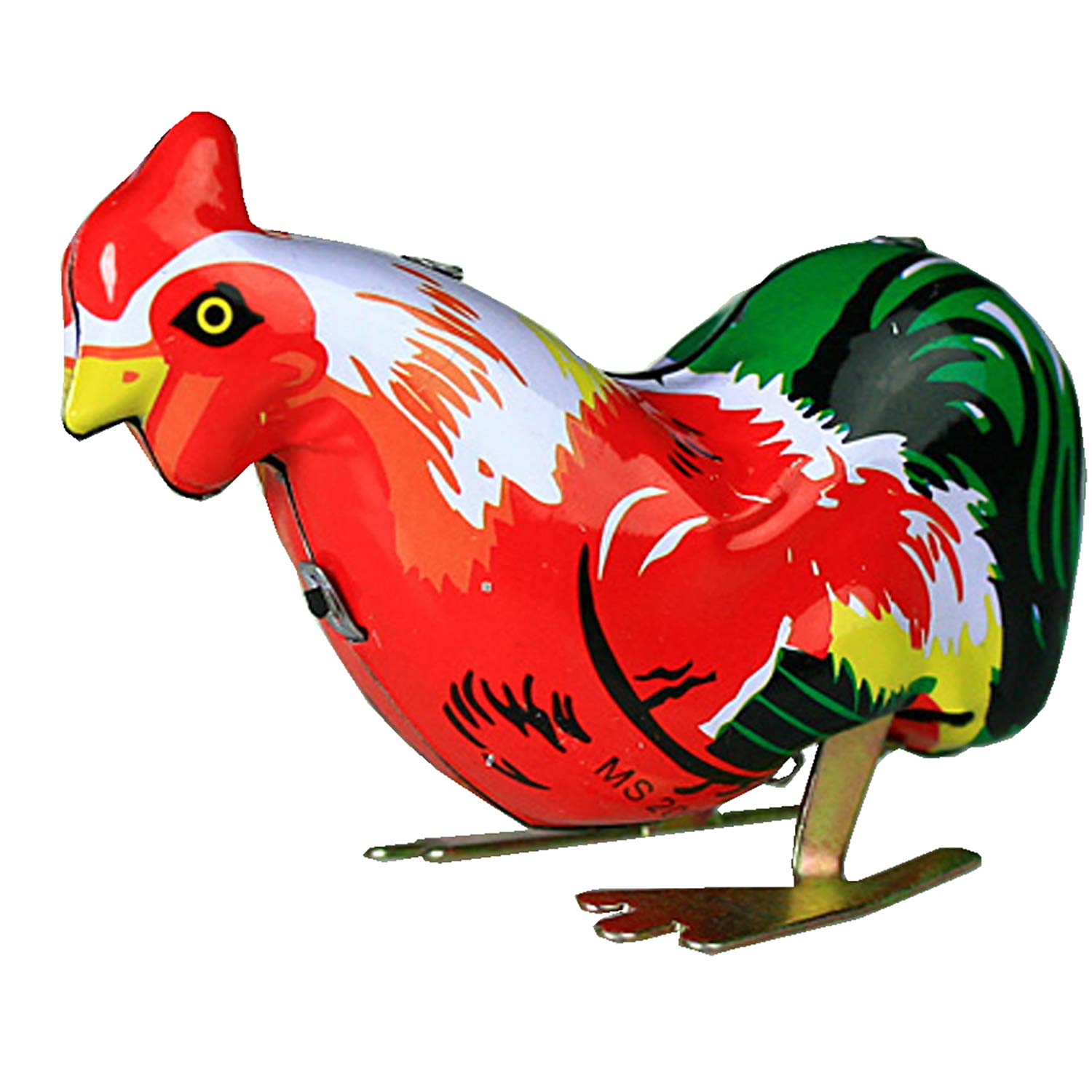 PYXEL STUDIO MS205 Clockwork Rooster, Vintage Reproduction Tin Toy
