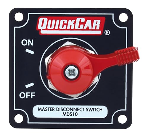 Interruptor de desconexión principal de batería de mango ancho QuickCar Racing Products