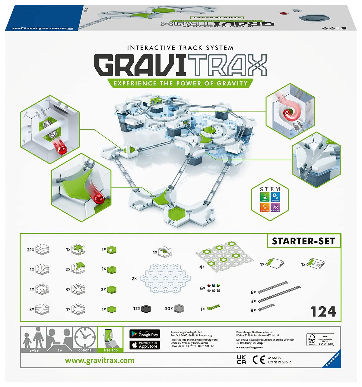 Ravensburger Gravitrax Starter Set Marble Run & STEAM Accredited Toy
