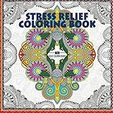 Stress Relief Coloring Book: Coloring Book for Adults for Relaxation and Relieving Stress - Mandalas, Floral Patterns, Celtic Designs, Figures and ... Patterns [8.5 x 8.5 Inches / White & Black] by ACB | Adult Coloring Books