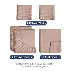 Split King Size 5 Piece Sheet Set - Comfy