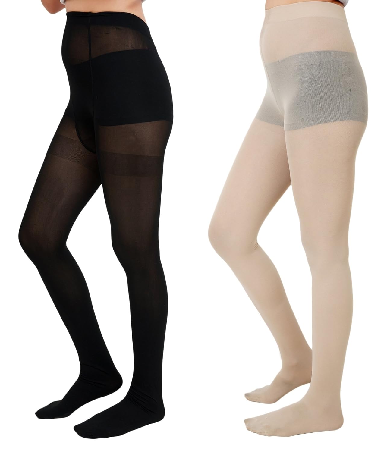 cotson -solid, lightweight, comfortable, classy, stretchy, soft semi-opaque long stockings for women -free size