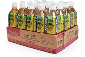 Aloevine Aloe Vera Drink (Guava, 16.9 oz 20 Pack)