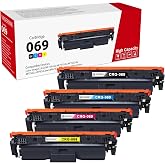 069 Toner Cartridge Set Replacement for Canon MF753Cdw MF753Cdw ii | 069 Toner Cartridge Compatible for imageCLASS MF751Cdw MF751Cdw lI MF753Cdw II LBP674Cdw LBP674Cdw II Printer (4PK, BKCMY)