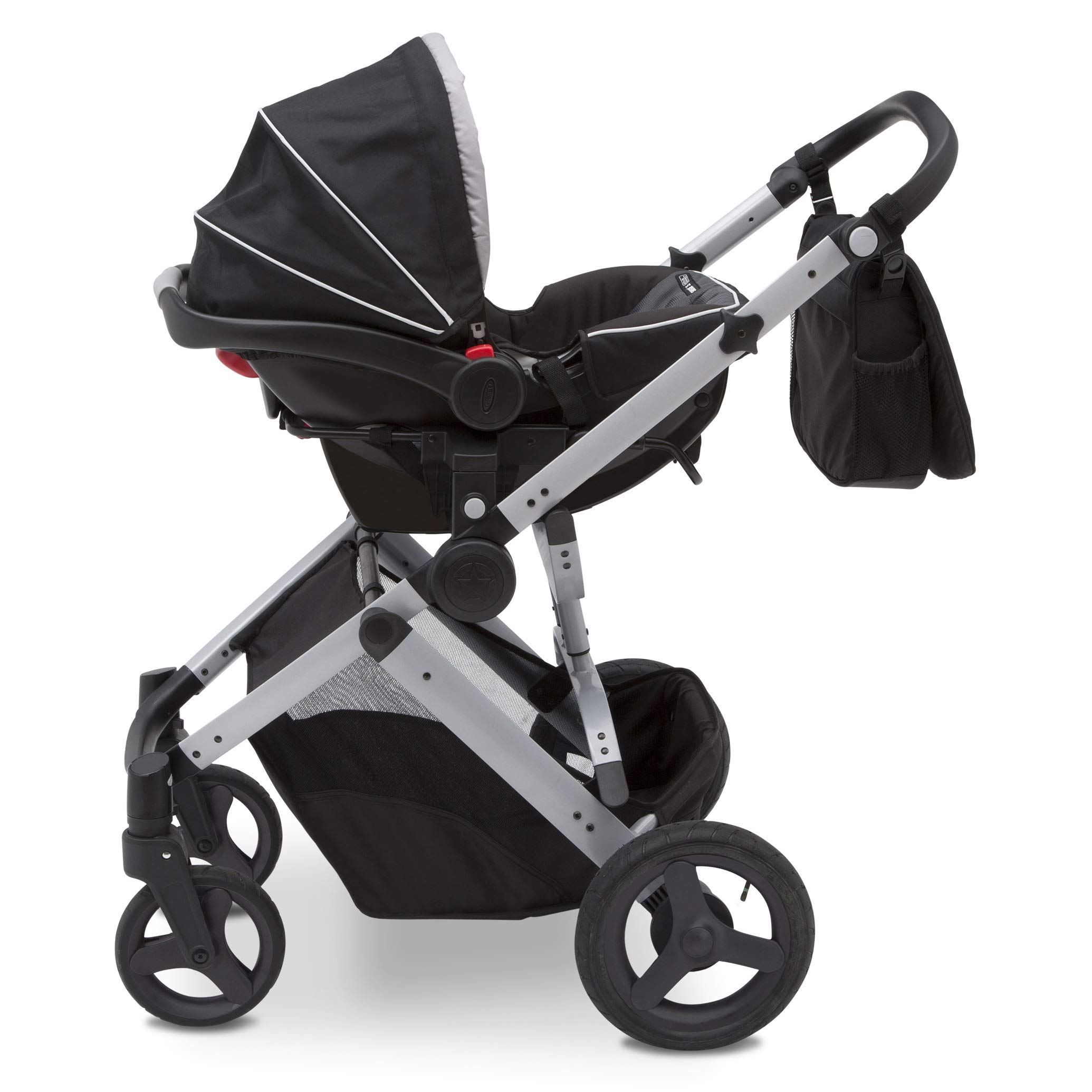 Jeep Sport Utility AllTerrain Stroller, Aqua on Silver Frame My