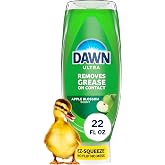 Dawn Ultra Dish Soap Apple Blossom Scent Liquid Dishwashing Detergent, Powerful Dish Soap for Grease Removal, Best Dishwashing Liquid from Trusted Dawn Products, Ultra Cleaning Performance, 22 oz