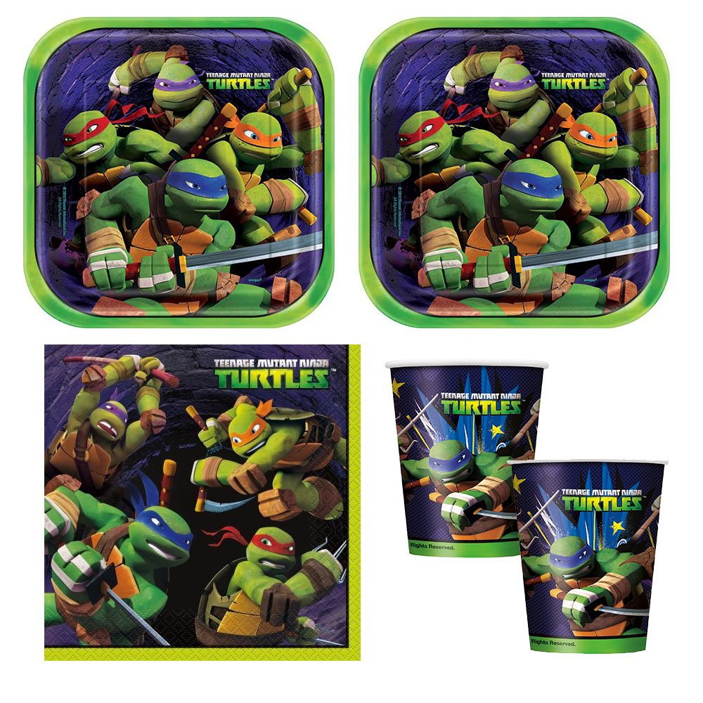 Best Ninja Turtle Party Plates Napkins Cups