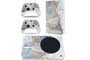CXWITHY Skin Sticker Protective Vinyl Decal Wrap Cover Compatible with Xbox Series S Console and Controller (Light Blue)