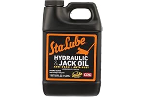 Sta-Lube Hydraulic & Jack Oil SL2552-32 Fl. Oz., Anti-Foam, Anti-Rust 20W Non-Detergent Oil