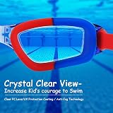 COOLOO Kids Swimming Goggles 2 Pack Anti Fog UV Protection view 4