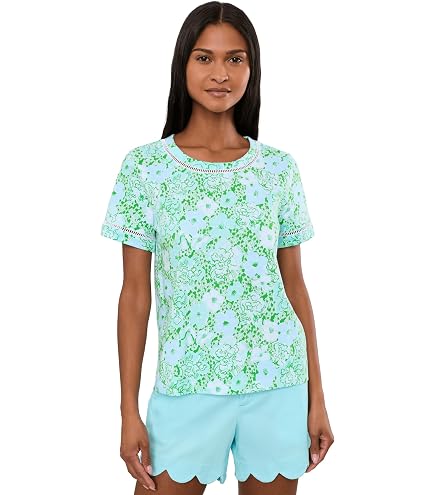 Amazon.com: Lilly Pulitzer, Womens, Maryetta Top, Confetti Pink
