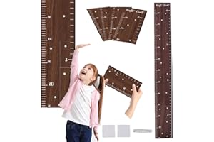 Growth Chart Kids, Kids Wooden Ruler Growth Chart, Accurate Measurement Height Chart for Children,Height Ruler for Wall,Wall 