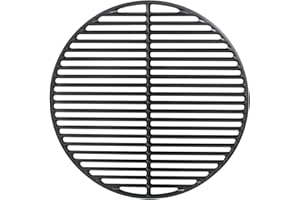 Dracarys 18" Cast Iron Cooking Grate Grids Round Accessories for Large Big Green Egg,Kamado Joe Classic Vision Grill VGKSS-CC2,B-11N1A1-Y2A Any 18" Grill