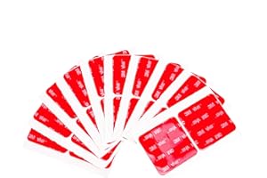 Hasaky Double Sided Tape Heavy Duty 20pcs 2in x 2in Mounting Tape Pad Sticker Strong Adhesive Tape Waterproof Foam Tape for Indoor and Outdoor…