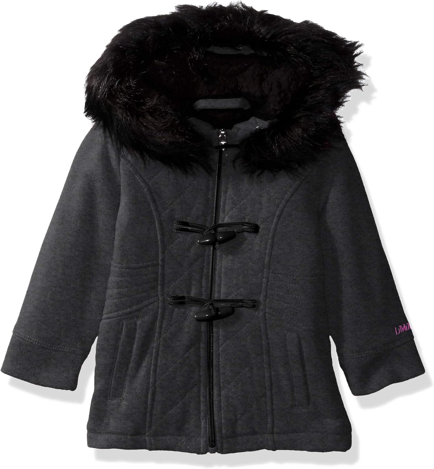 Limited Too baby-girls Quilted Toggle Fleece Jacket: Clothing