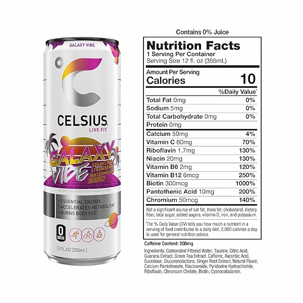 CELSIUS GALAXY VIBE 12OZ