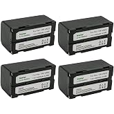Kastar 4-Pack BDC-70 Battery Replacement for HiPer V GNSS receivers, Topcon Instruments ES Series, OS Series, DS Series, PS Series, Sokkia Instruments CX Series CX-101, CX-103, DX Series, FX Series