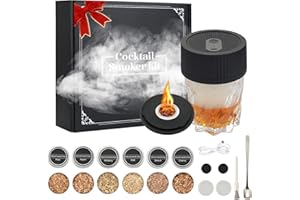 Electric Cocktail Smoker Kit for Bourbon Whiskey, Smoking Smoked Fashion Top Whiskey Making Accessories Infuse Cocktail Wine 