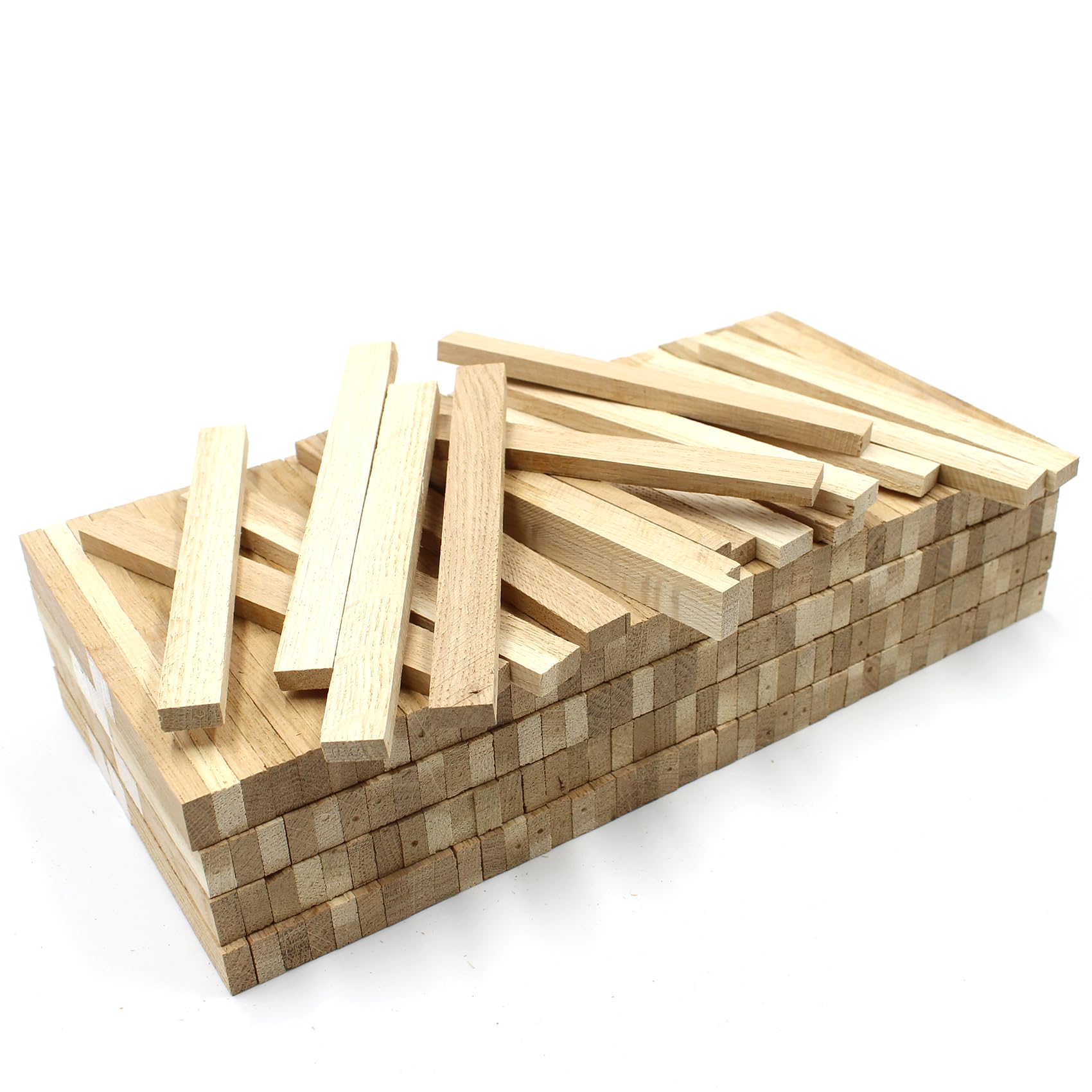VmG-Store 80 Oak Wooden Craft Blocks 16 x 8 x 160 mm Loose Craft Sticks