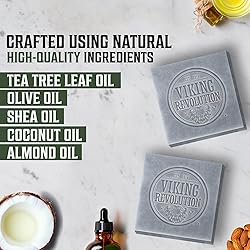 Viking Revolution Tea Tree Natural Soap for Men
