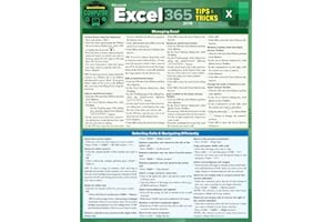 Microsoft Excel 365 Tips & Tricks 2019: A Quickstudy Laminated Software Reference Guide